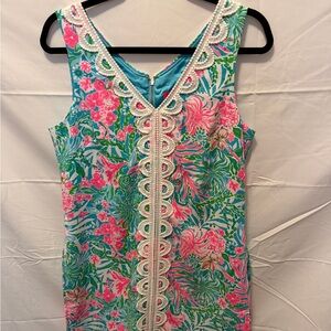 Lilly Pulitzer Pink and Green Dress
